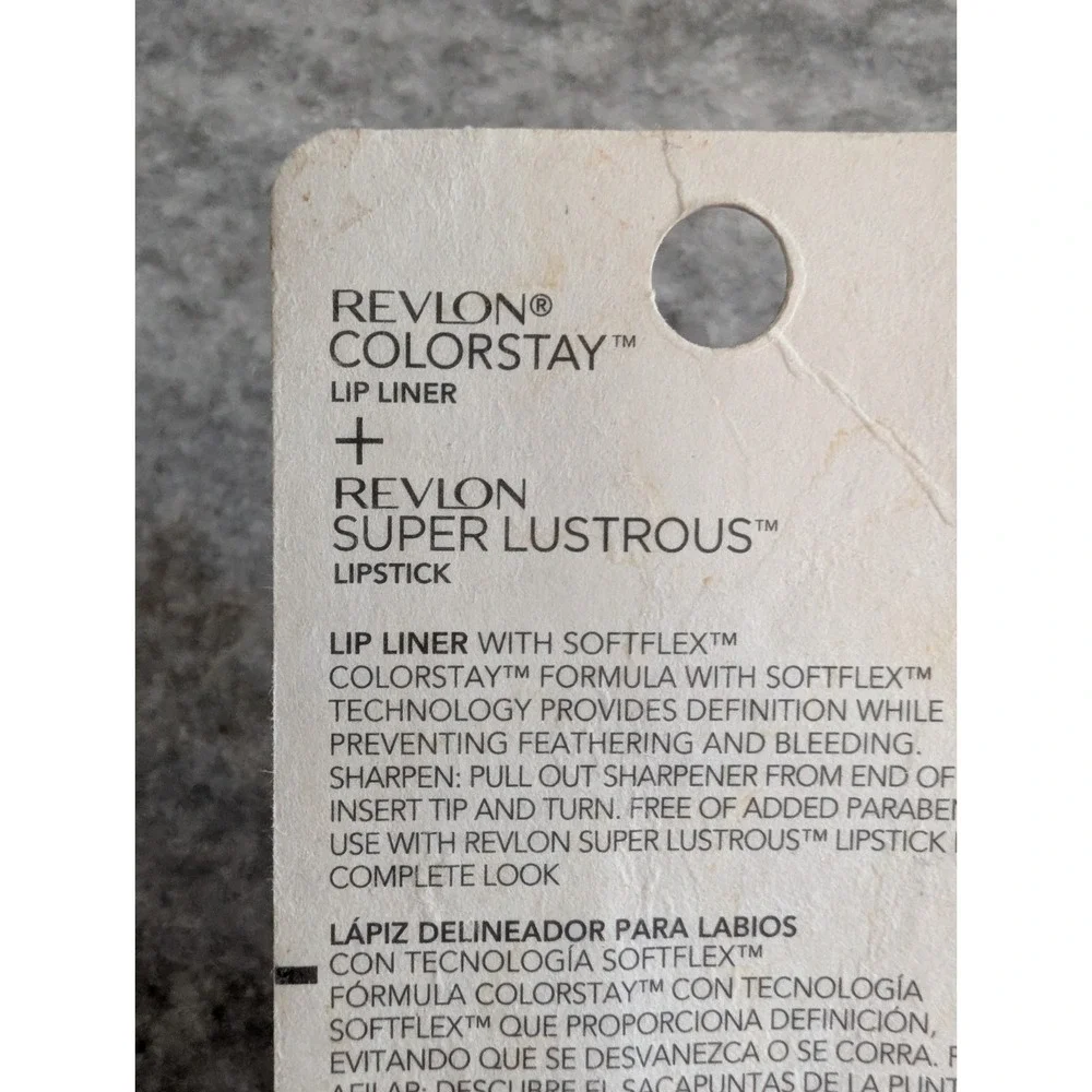 Revlon Bonus Super Lustrous Lipstick with ColorStay Lipliner PLUM #665 NEW‎